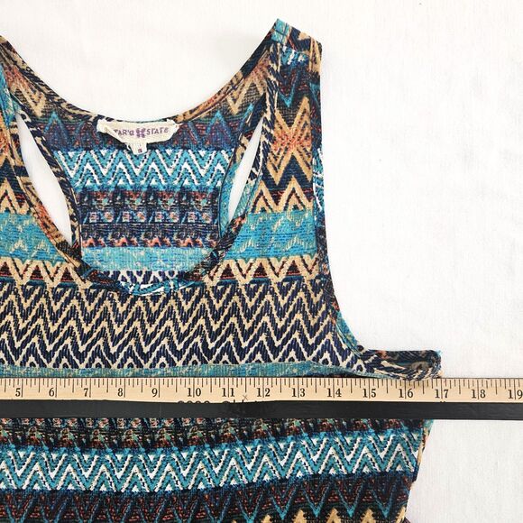 ALTAR'D STATE Sleeveless Tank Dress Womens SMALL Stripe Tribal Pattern - Picture 4 of 9